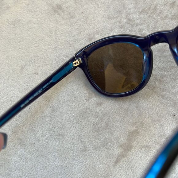 *Marc Jacobs* Iridescent Blue Black Sunnies